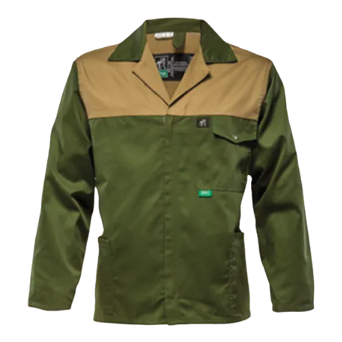 Poly Cotton Green & Khaki Jacket Poly Cotton Green & Khaki Jacket
